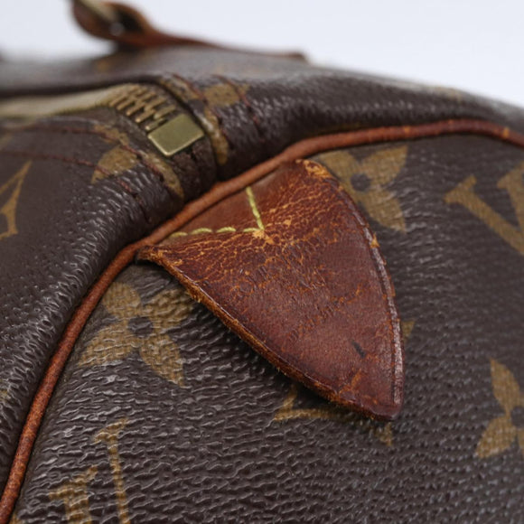 LOUIS VUITTON Monogram Speedy 30 Hand Bag M41526 LV Auth 150176