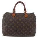 LOUIS VUITTON Monogram Speedy 30 Hand Bag M41526 LV Auth 150176-13