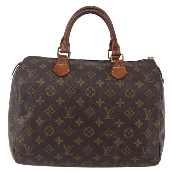 LOUIS VUITTON Monogram Speedy 30 Hand Bag M41526 LV Auth 150176