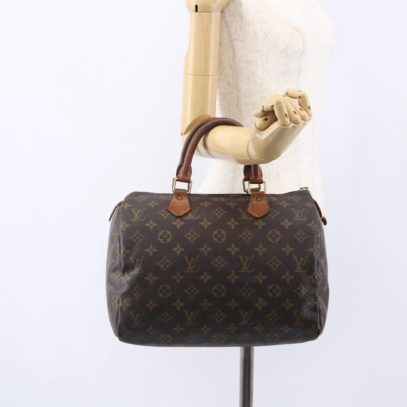 LOUIS VUITTON Monogram Speedy 30 Hand Bag M41526 LV Auth 150176