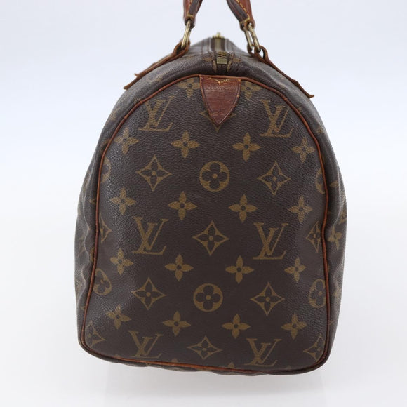 LOUIS VUITTON Monogram Speedy 30 Hand Bag M41526 LV Auth 150176