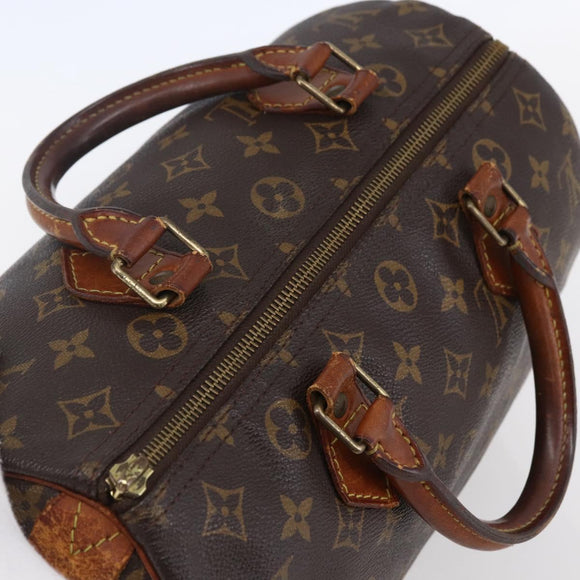 LOUIS VUITTON Monogram Speedy 30 Hand Bag M41526 LV Auth 150176