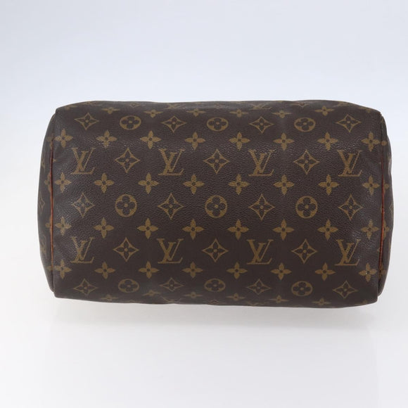 LOUIS VUITTON Monogram Speedy 30 Hand Bag M41526 LV Auth 150176
