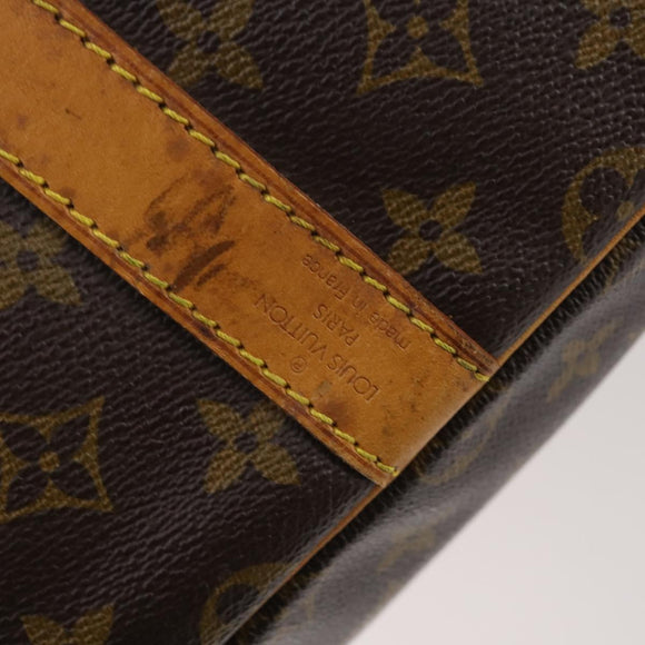 LOUIS VUITTON Monogram Keepall Bandouliere 55 Boston Bag M41414 LV Auth 150183