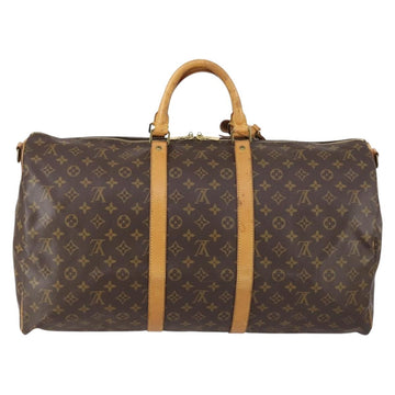 LOUIS VUITTON Monogram Keepall Bandouliere 55 Boston Bag M41414 LV Auth 150183 - 0