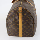 LOUIS VUITTON Monogram Keepall Bandouliere 55 Boston Bag M41414 LV Auth 150183-3