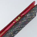 LOUIS VUITTON Multicolor Portefeuille Insolite Wallet Black M60271 Auth 150193-8