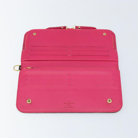 LOUIS VUITTON Multicolor Portefeuille Insolite Wallet Black M60271 Auth 150193