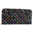 LOUIS VUITTON Multicolor Portefeuille Insolite Wallet Black M60271 Auth 150193-1