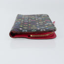 LOUIS VUITTON Multicolor Portefeuille Insolite Wallet Black M60271 Auth 150193-3