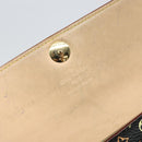 LOUIS VUITTON Multicolor Pochette Porte Monnaie Credit Black M60005 Auth 150194-9
