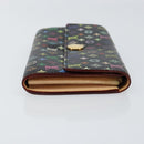 LOUIS VUITTON Multicolor Pochette Porte Monnaie Credit Black M60005 Auth 150194-3