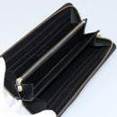 LOUIS VUITTON Damie Payette Zippy Wallet Long Wallet Black N63174 LV Auth 150195-8