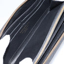 LOUIS VUITTON Damie Payette Zippy Wallet Long Wallet Black N63174 LV Auth 150195-19