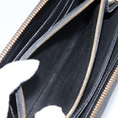 LOUIS VUITTON Damie Payette Zippy Wallet Long Wallet Black N63174 LV Auth 150195-10