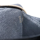 LOUIS VUITTON Damie Payette Zippy Wallet Long Wallet Black N63174 LV Auth 150195-11