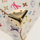 LOUIS VUITTON Monogram Multicolor Speedy 30 Hand Bag White M92643 Auth 150196V-17