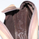 Burberrys Nova Check Shoulder Bag Canvas Beige Gold Auth 150198-19