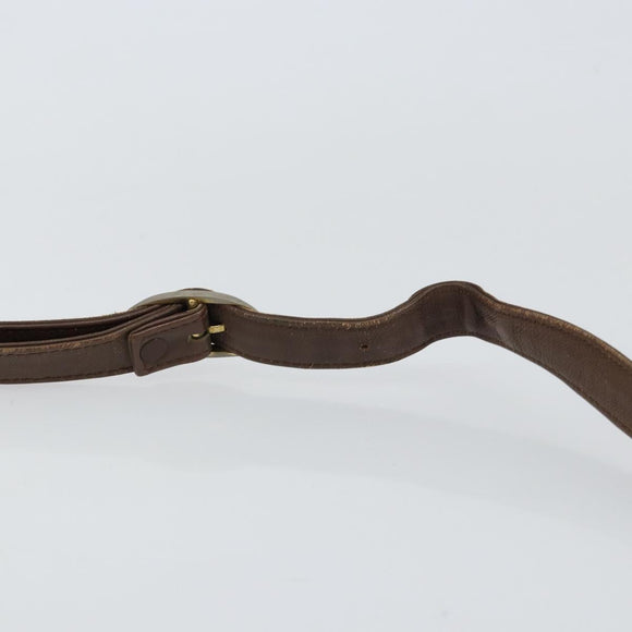 Burberrys Nova Check Shoulder Bag Canvas Beige Gold Auth 150198