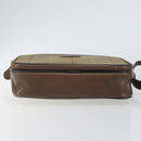 Burberrys Nova Check Shoulder Bag Canvas Beige Gold Auth 150198-9