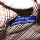 BURBERRY Blue Label Shoulder Bag Leather Pink Gold Auth 150199-11