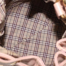 BURBERRY Blue Label Shoulder Bag Leather Pink Gold Auth 150199-12