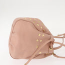 BURBERRY Blue Label Shoulder Bag Leather Pink Gold Auth 150199-3