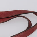 Burberrys Nova Check Boston Bag Canvas Leather 3 Set Beige Red Auth 150204-6