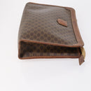 CELINE Macadam Canvas Clutch Bag PVC Leather 2 Set Brown Beige Auth 150205-12