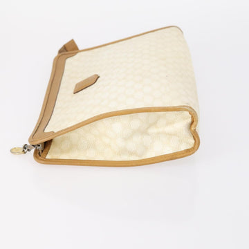 CELINE Macadam Canvas Clutch Bag PVC Leather 2 Set Brown Beige Auth 150205 - 0