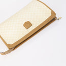 CELINE Macadam Canvas Clutch Bag PVC Leather 2 Set Brown Beige Auth 150205-3
