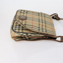 Burberrys Nova Check Shoulder Bag Canvas Leather 3 Set Beige Auth 150206-19