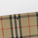 Burberrys Nova Check Shoulder Bag Canvas Leather 3 Set Beige Auth 150206-3