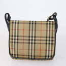 Burberrys Nova Check Shoulder Bag Canvas Leather 3 Set Beige Auth 150206-4