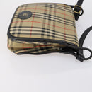 Burberrys Nova Check Shoulder Bag Canvas Leather 3 Set Beige Auth 150206-5
