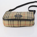 Burberrys Nova Check Shoulder Bag Canvas Leather 3 Set Beige Auth 150206-8