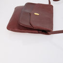 CARTIER Hermes Celine Bag Canvas Leather 3 Set Black Bordeaux Auth 150207-11