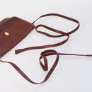 CARTIER Hermes Celine Bag Canvas Leather 3 Set Black Bordeaux Auth 150207-12