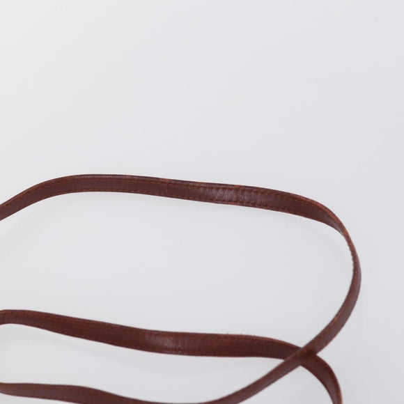 CARTIER Hermes Celine Bag Canvas Leather 3 Set Black Bordeaux Auth 150207