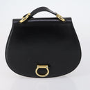 CARTIER Hermes Celine Bag Canvas Leather 3 Set Black Bordeaux Auth 150207-16