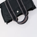 CARTIER Hermes Celine Bag Canvas Leather 3 Set Black Bordeaux Auth 150207-5