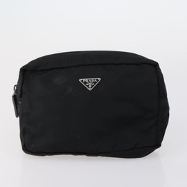 PRADA Pouch Nylon 2 Set Black Blue Auth 150209 - 0