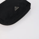 PRADA Pouch Nylon 2 Set Black Blue Auth 150209-5