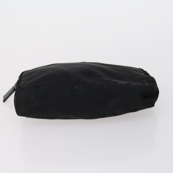 PRADA Pouch Nylon 2 Set Black Blue Auth 150209