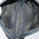 PRADA Pouch Nylon 2 Set Black Blue Auth 150209-8