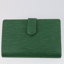 LOUIS VUITTON Monogram Epi Wallet 3 Set Green LV Auth 150210-2