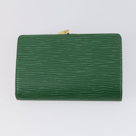 LOUIS VUITTON Monogram Epi Wallet 3 Set Green LV Auth 150210