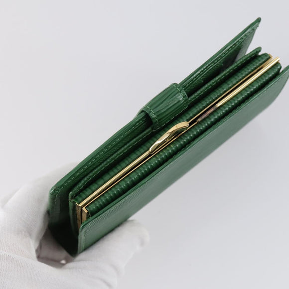 LOUIS VUITTON Monogram Epi Wallet 3 Set Green LV Auth 150210