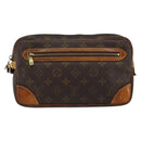 LOUIS VUITTON Monogram Marly Dragonne GM Clutch Bag M51825 LV Auth 150235-2