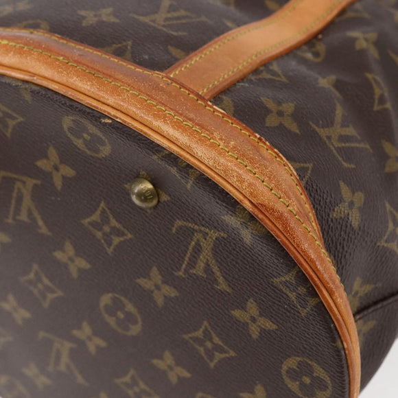 LOUIS VUITTON Monogram Bucket GM Shoulder Bag Vintage M42236 LV Auth 150237